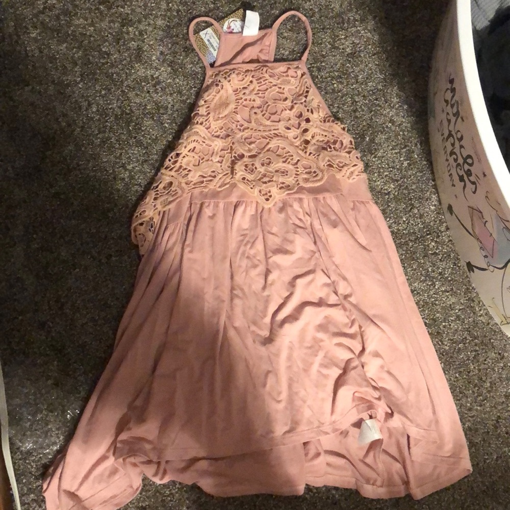 A pink shirt